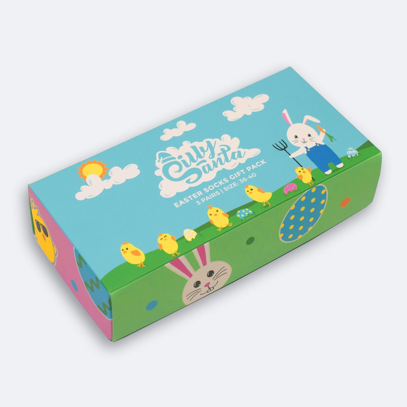 3-Pack Påskesokker Gavepakke