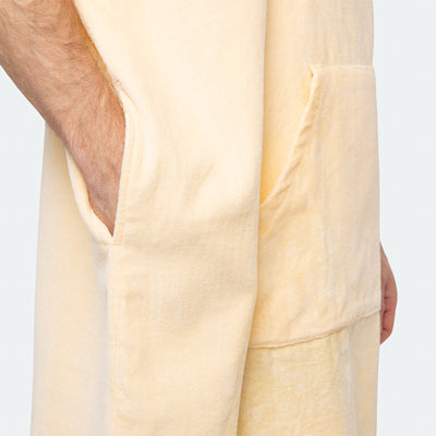 Abrikosfarvet Towel Poncho