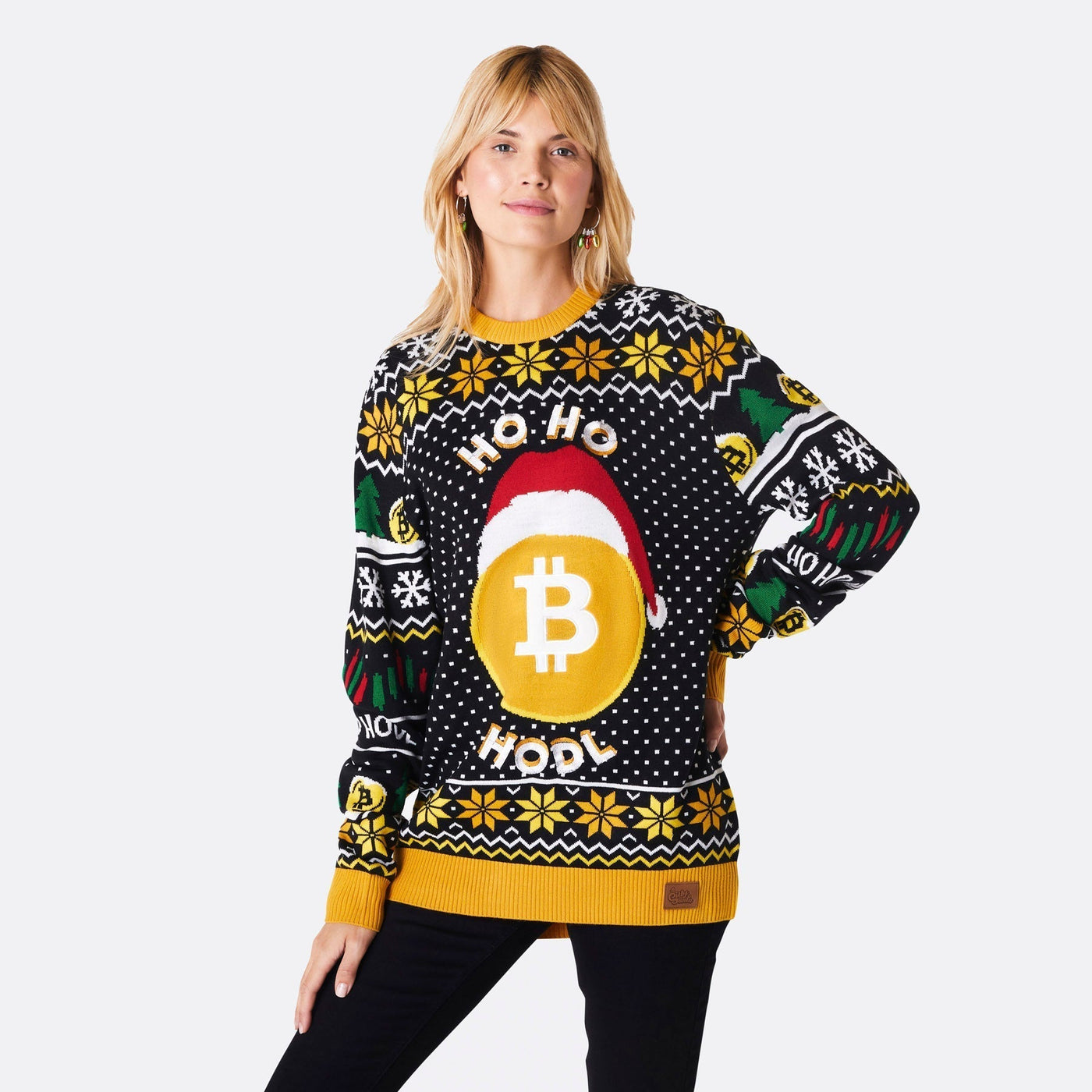 Bitcoin Julesweater Dame