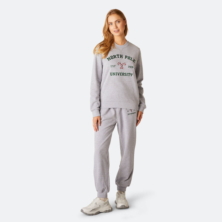 North Pole University Jule-joggingsæt Dame
