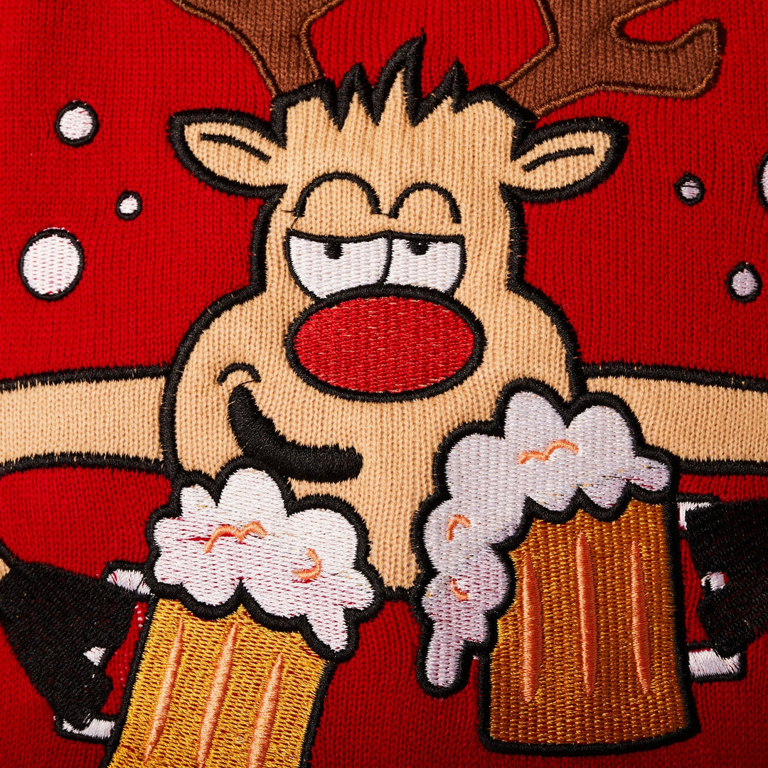 Merry Drunk Julesweater Herre