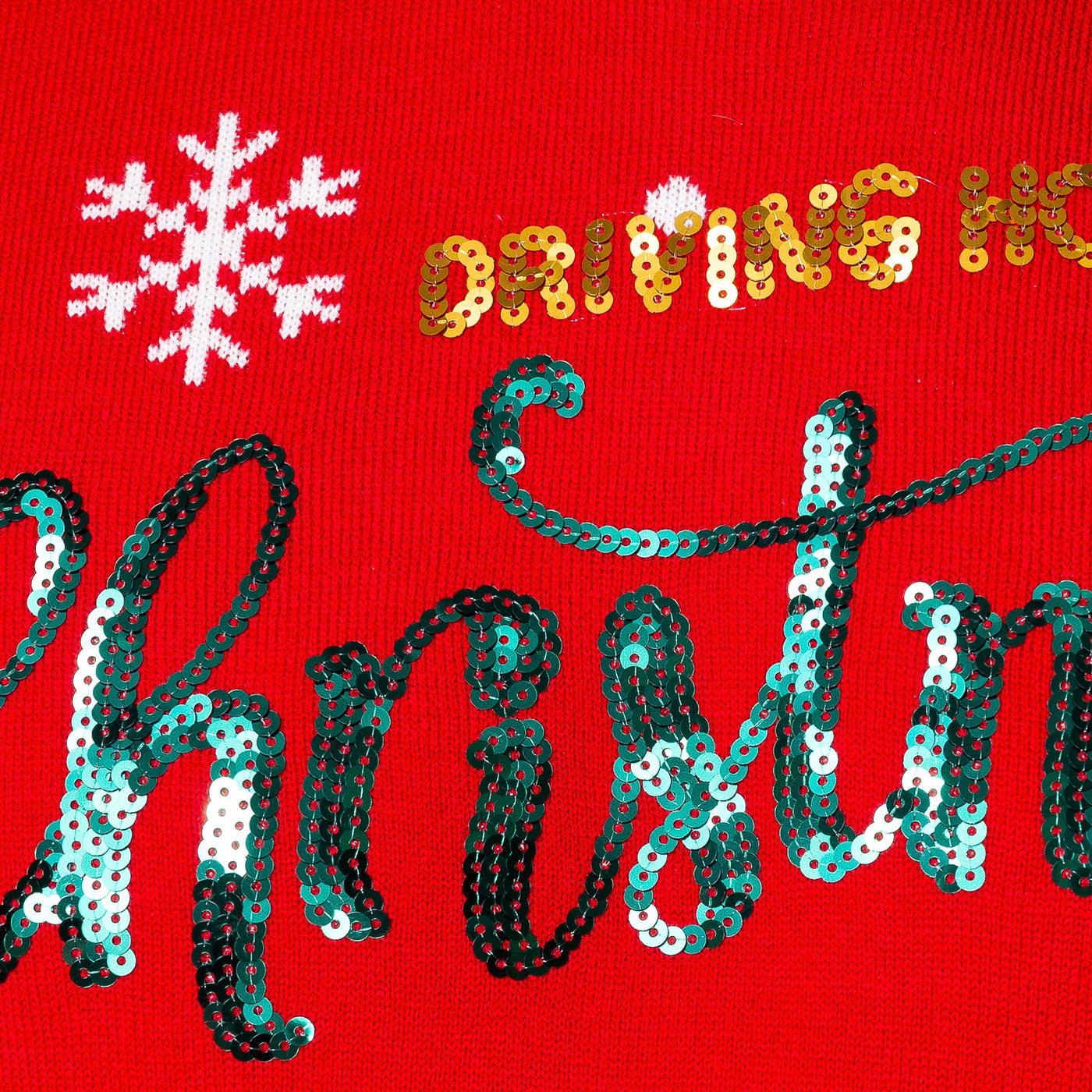 Driving Home For Christmas Julesweater Dame