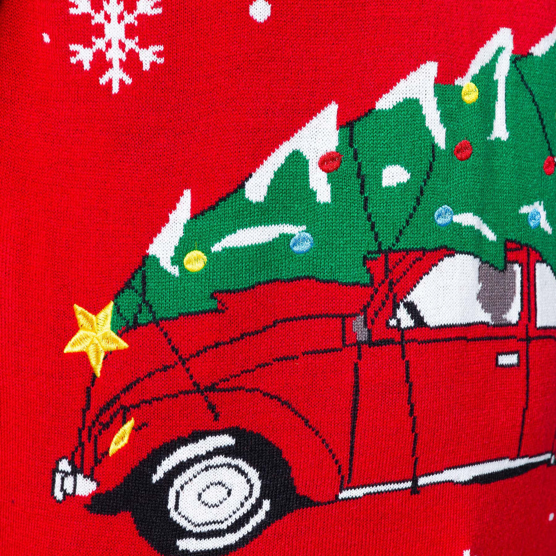 Driving Home For Christmas Julesweater Dame