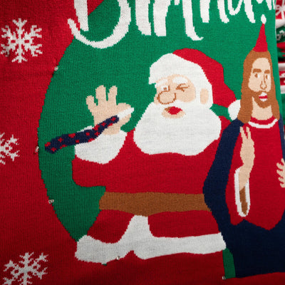 Go Jesus, it´s Your Birthday! Julesweater Dame