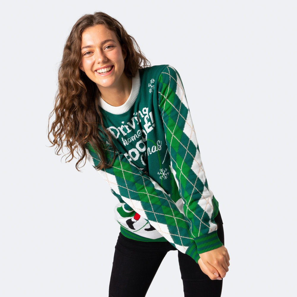 Golfspilleren Julesweater Dame