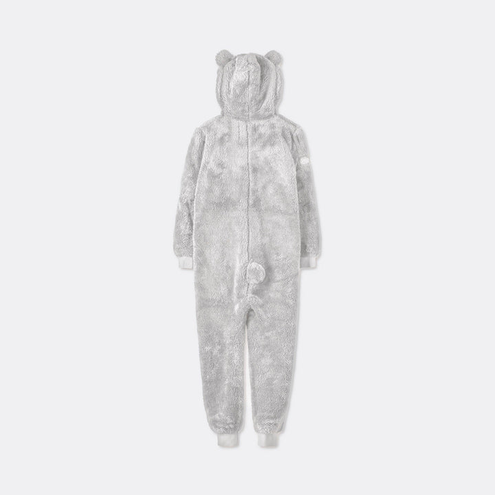 Grå Bamsebjørn Onesie Børn