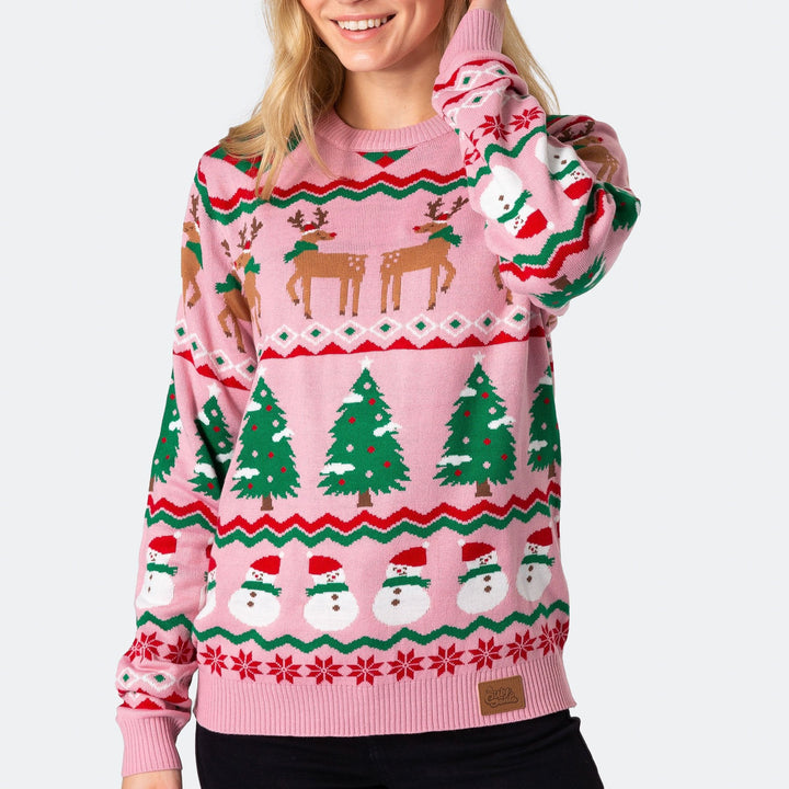 Grim Pink Julesweater Dame