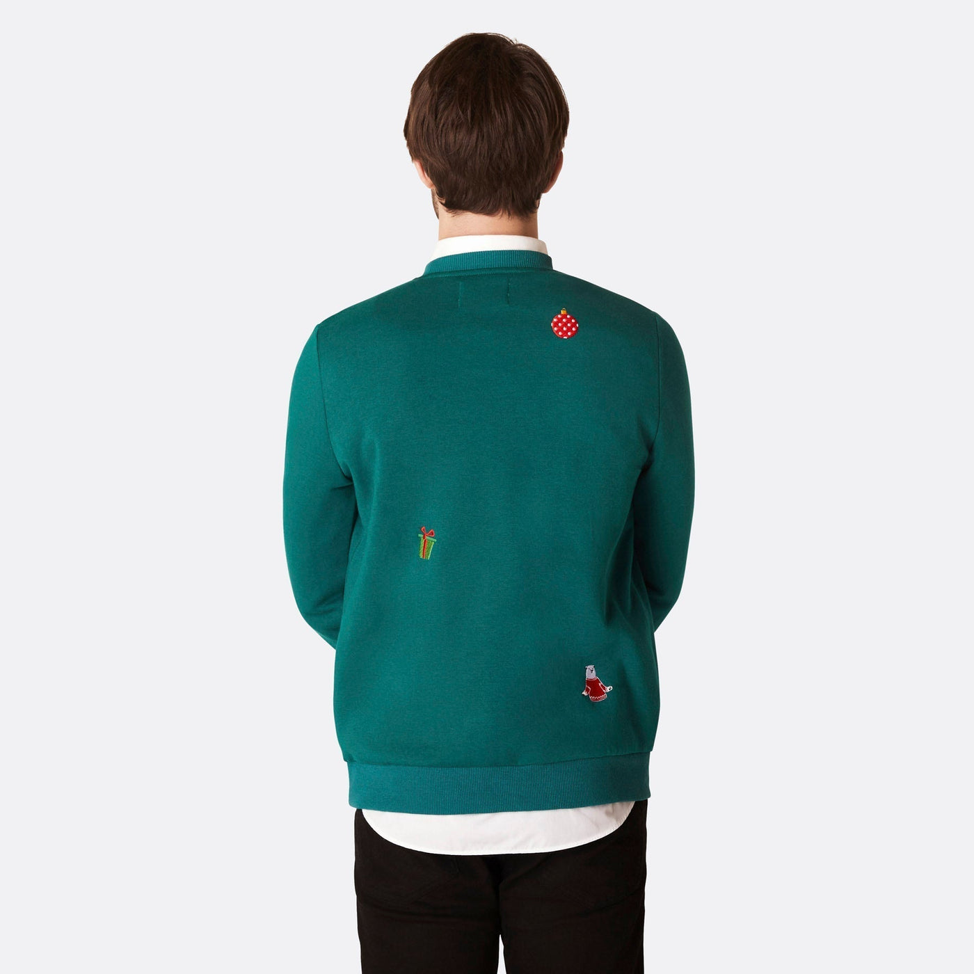 Grøn Julesweatshirt Herre
