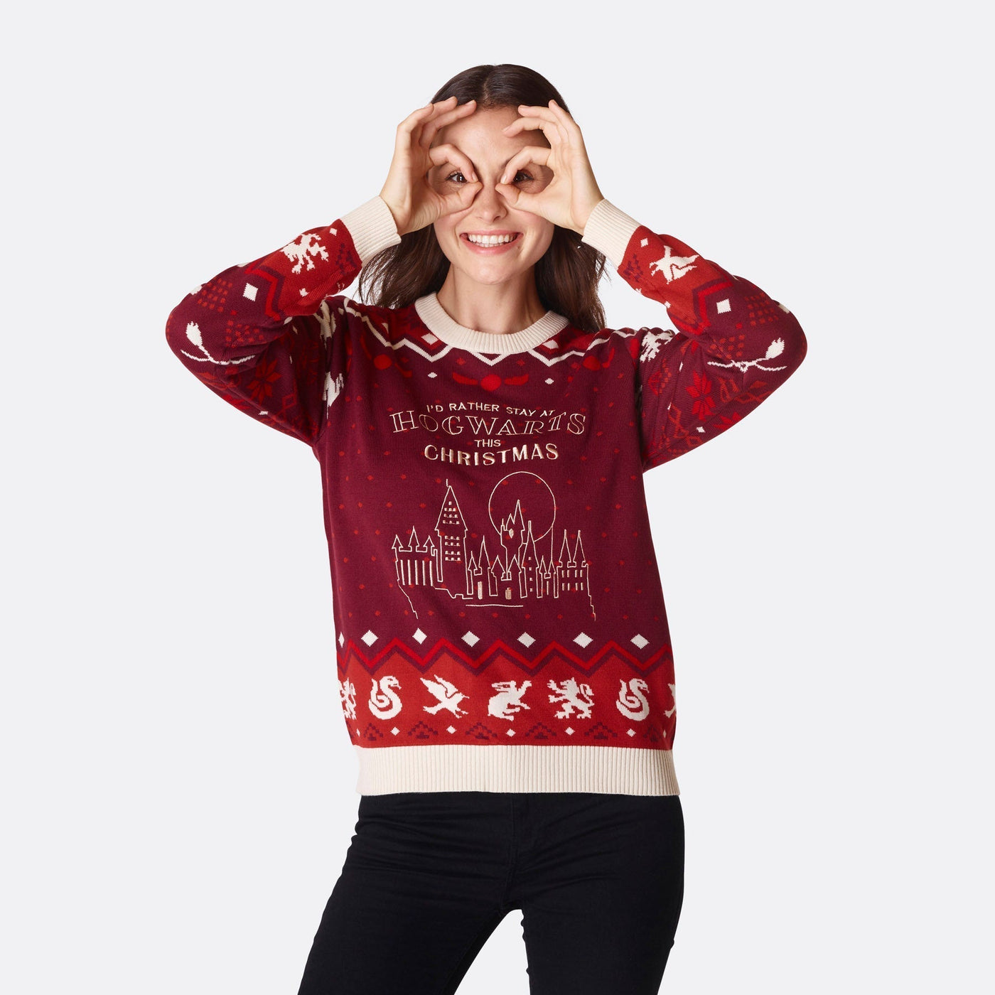Hogwarts Julesweater Dame