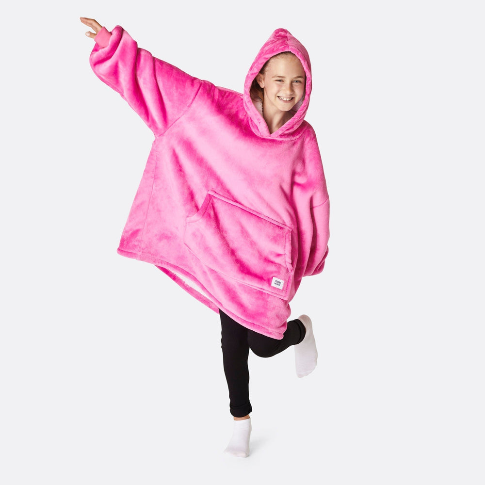 Hot Pink HappyHoodie Børn