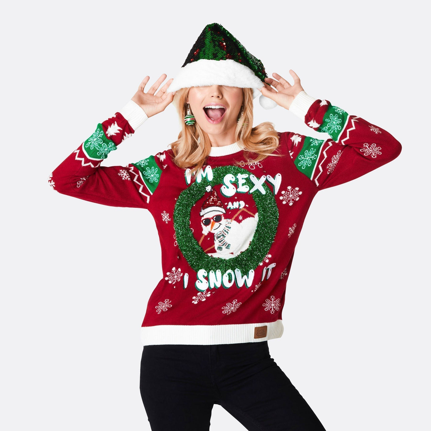 I'm Sexy and I Snow It Julesweater Dame