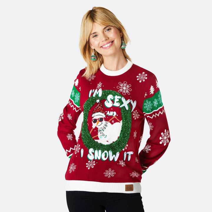I'm Sexy and I Snow It Julesweater Dame