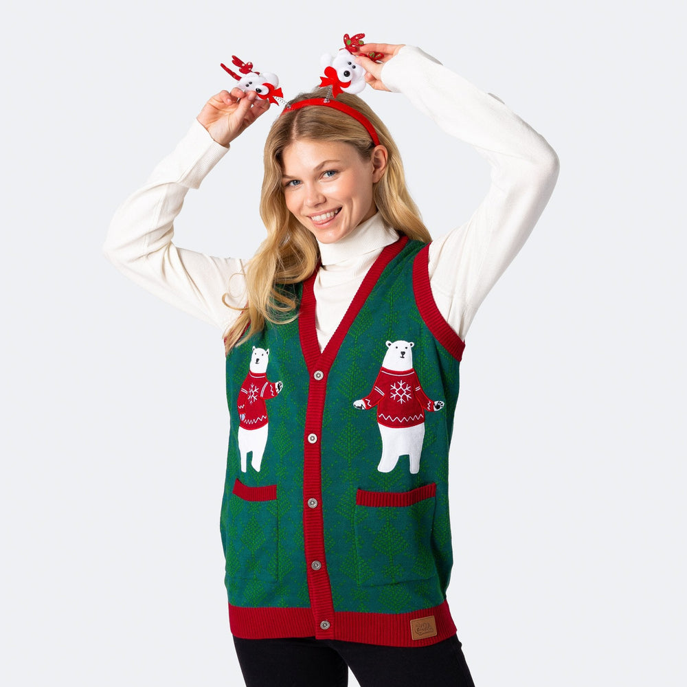 Isbjørns Julevest Dame
