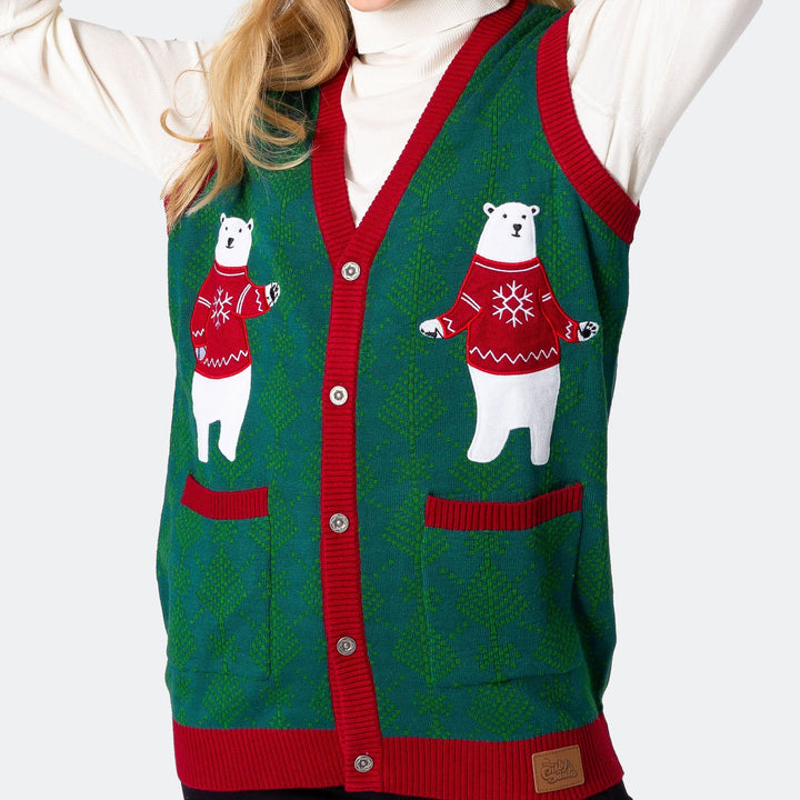 Isbjørns Julevest Dame