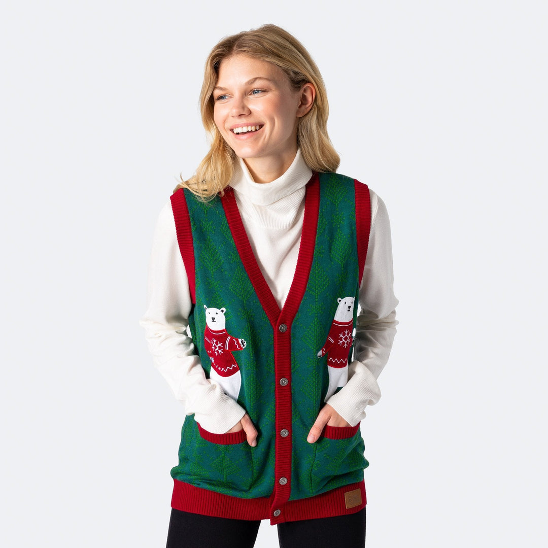 Isbjørns Julevest Dame