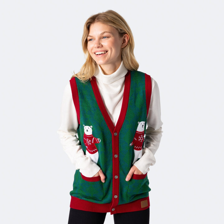 Isbjørns Julevest Dame