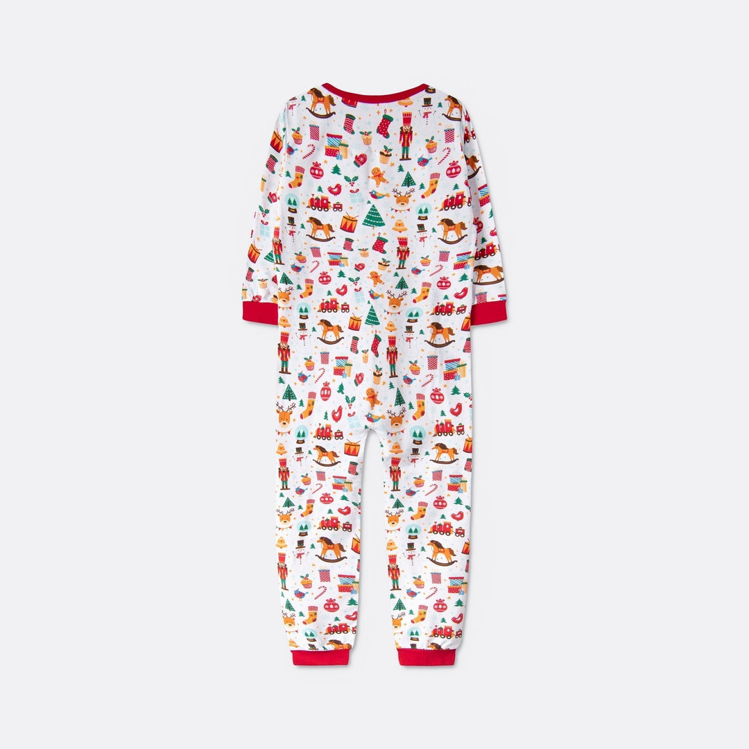 Juledrøm Hvid Heldragt Julepyjamas Børn