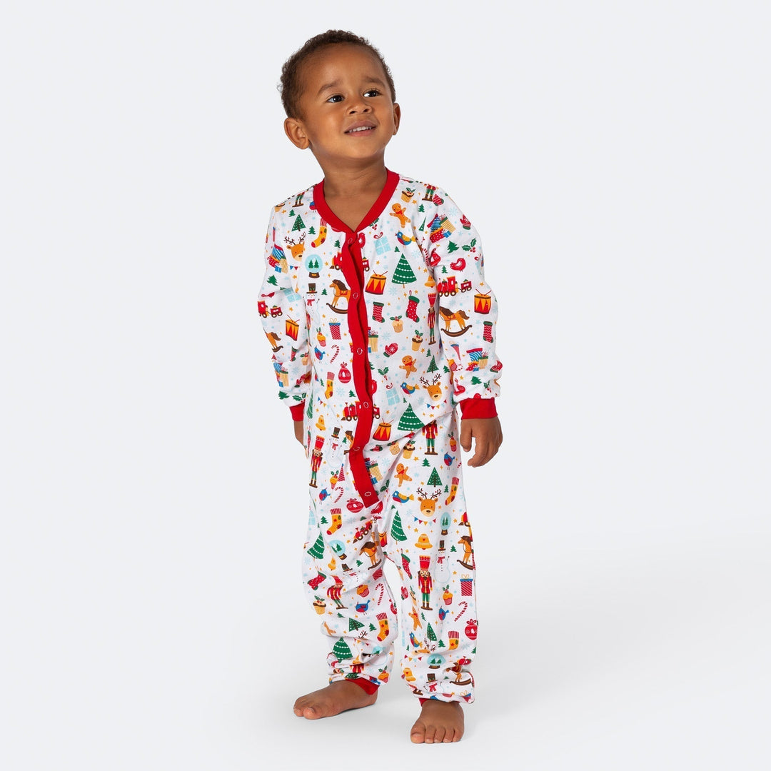 Juledrøm Hvid Heldragt Julepyjamas Børn