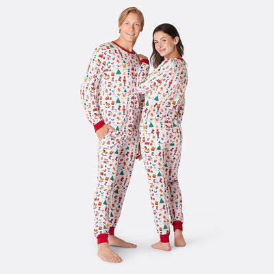 Juledrøm Hvid Julepyjamas Dame