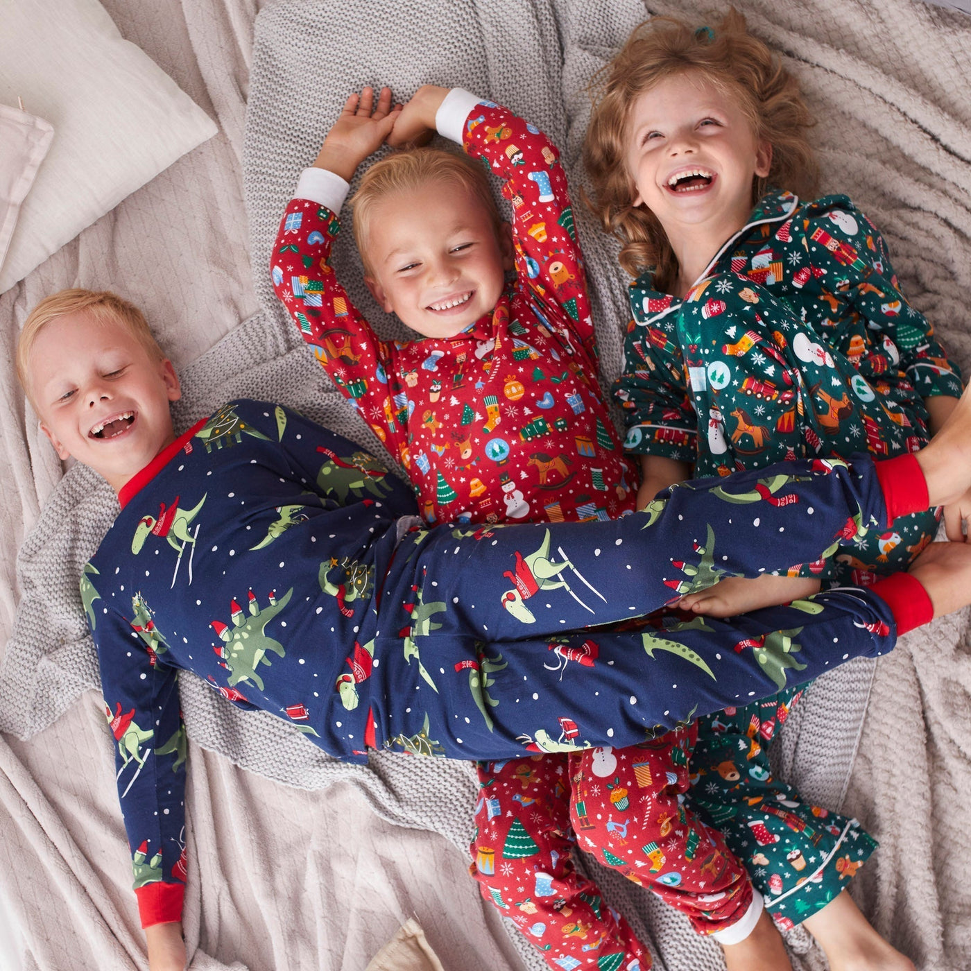 Juledrøm Rød Heldragt Julepyjamas Børn