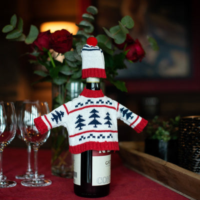 Julesweater til Vinflaske