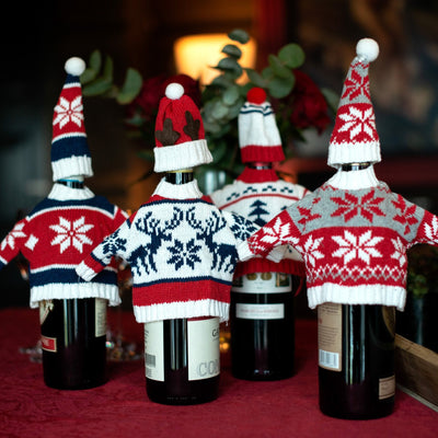 Julesweater til Vinflaske