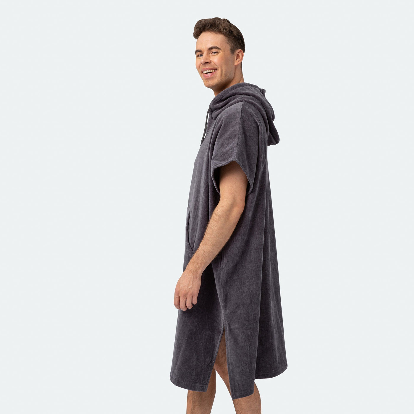 Kulgrå Towel Poncho