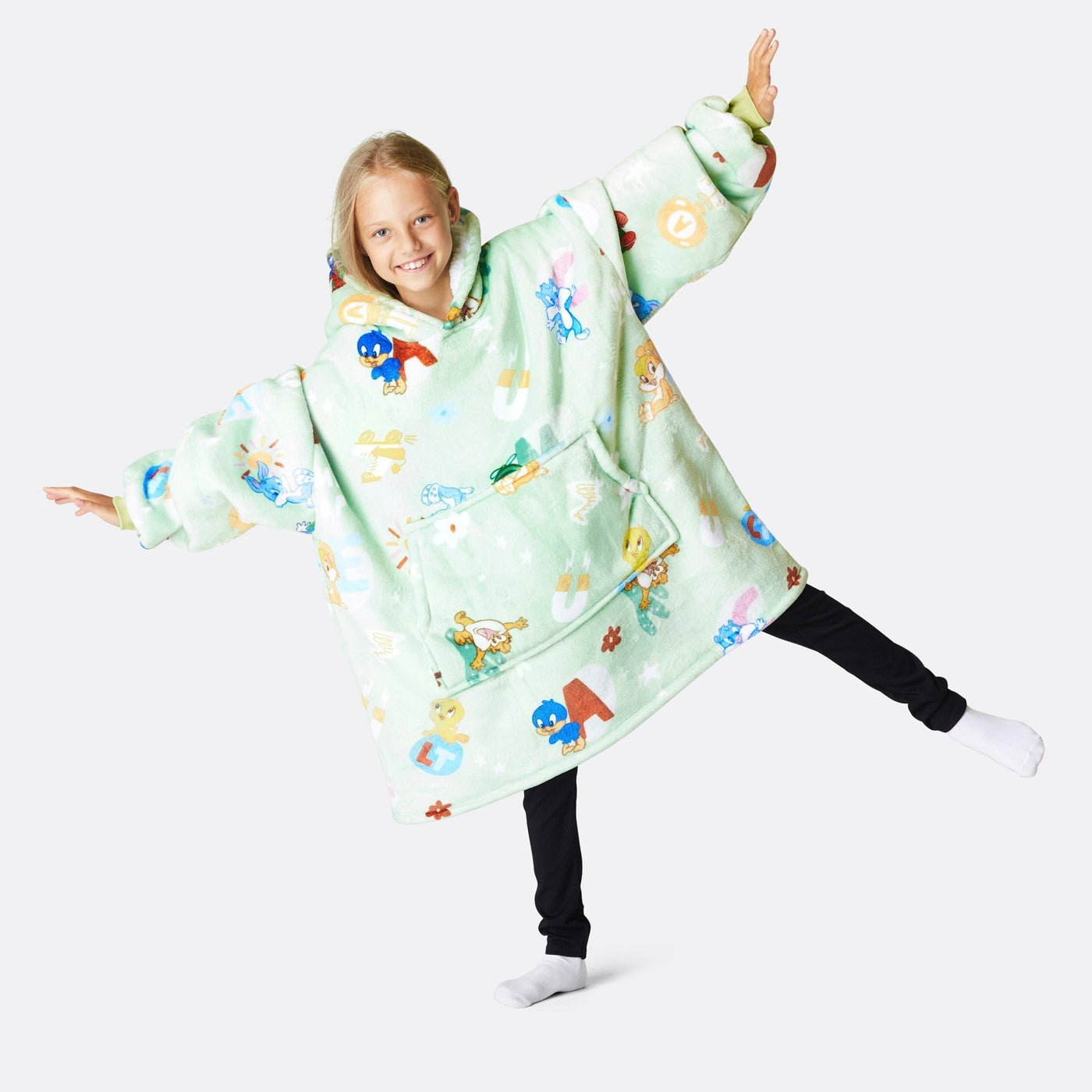 Looney Tunes Grøn HappyHoodie Børn