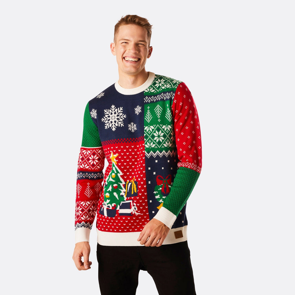 Retro Julesweater Herre