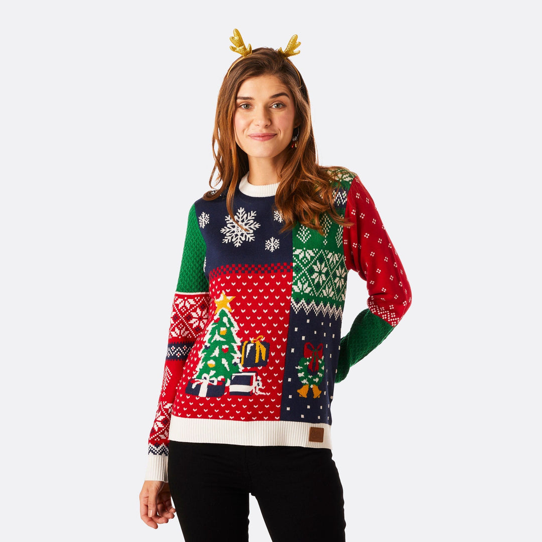 Retro Julesweater Dame