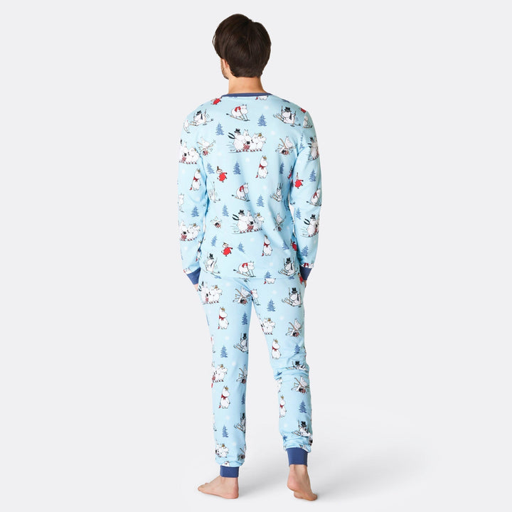 Mumi Blå Julepyjamas Herre