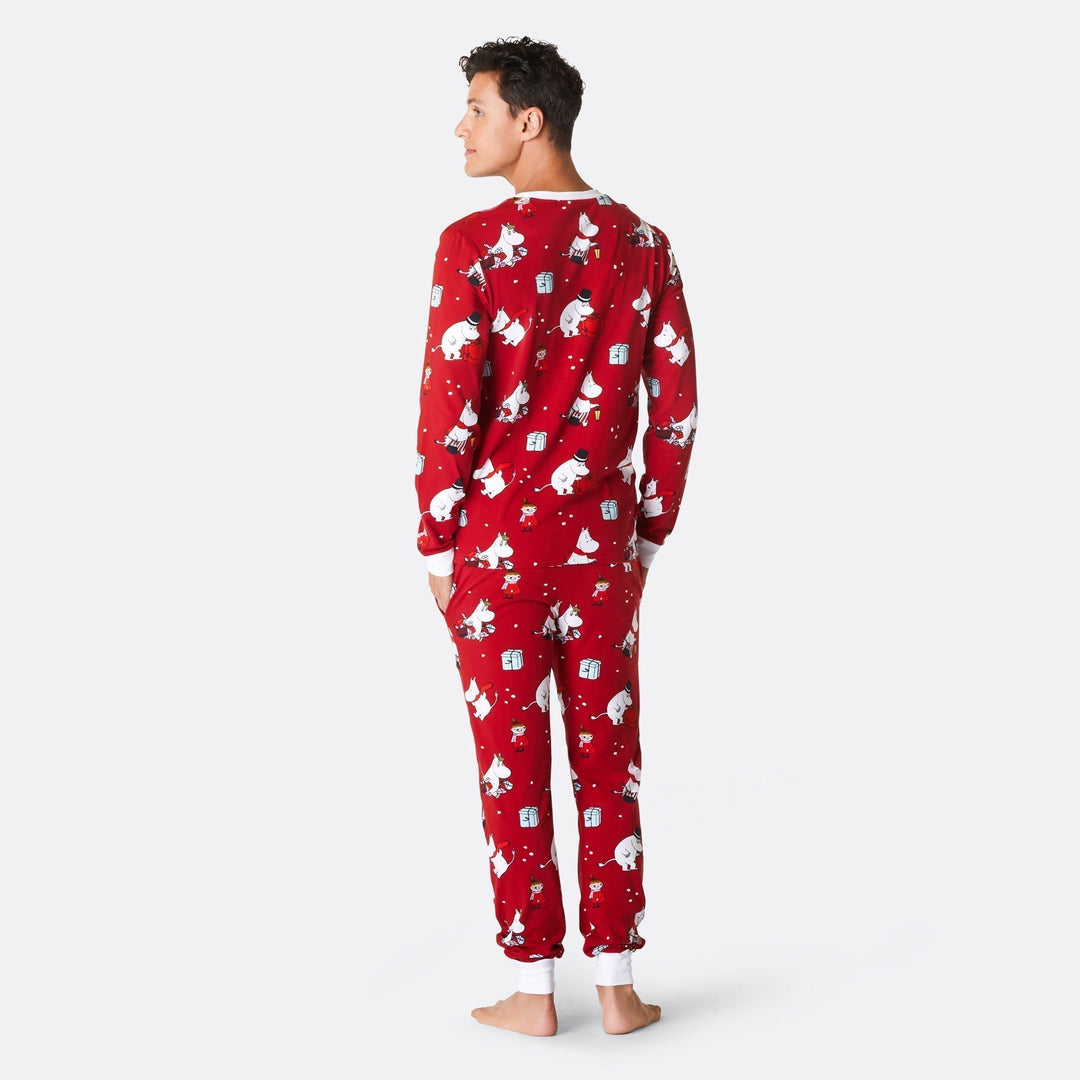 Mumi Rød Julepyjamas Herre