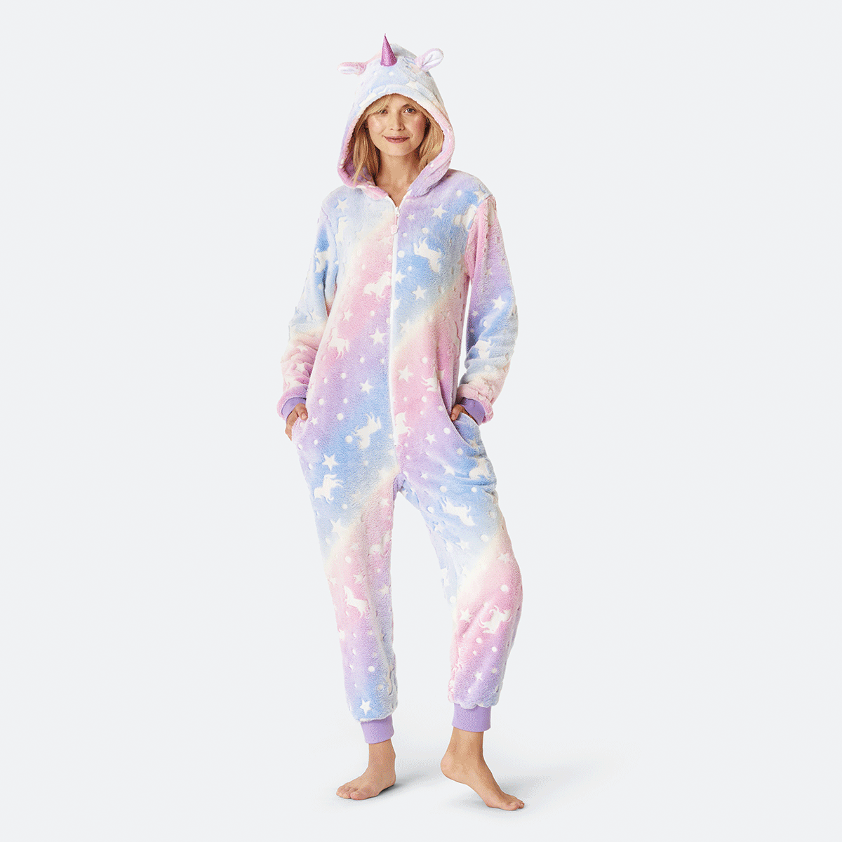 Enhjørning onesie sales