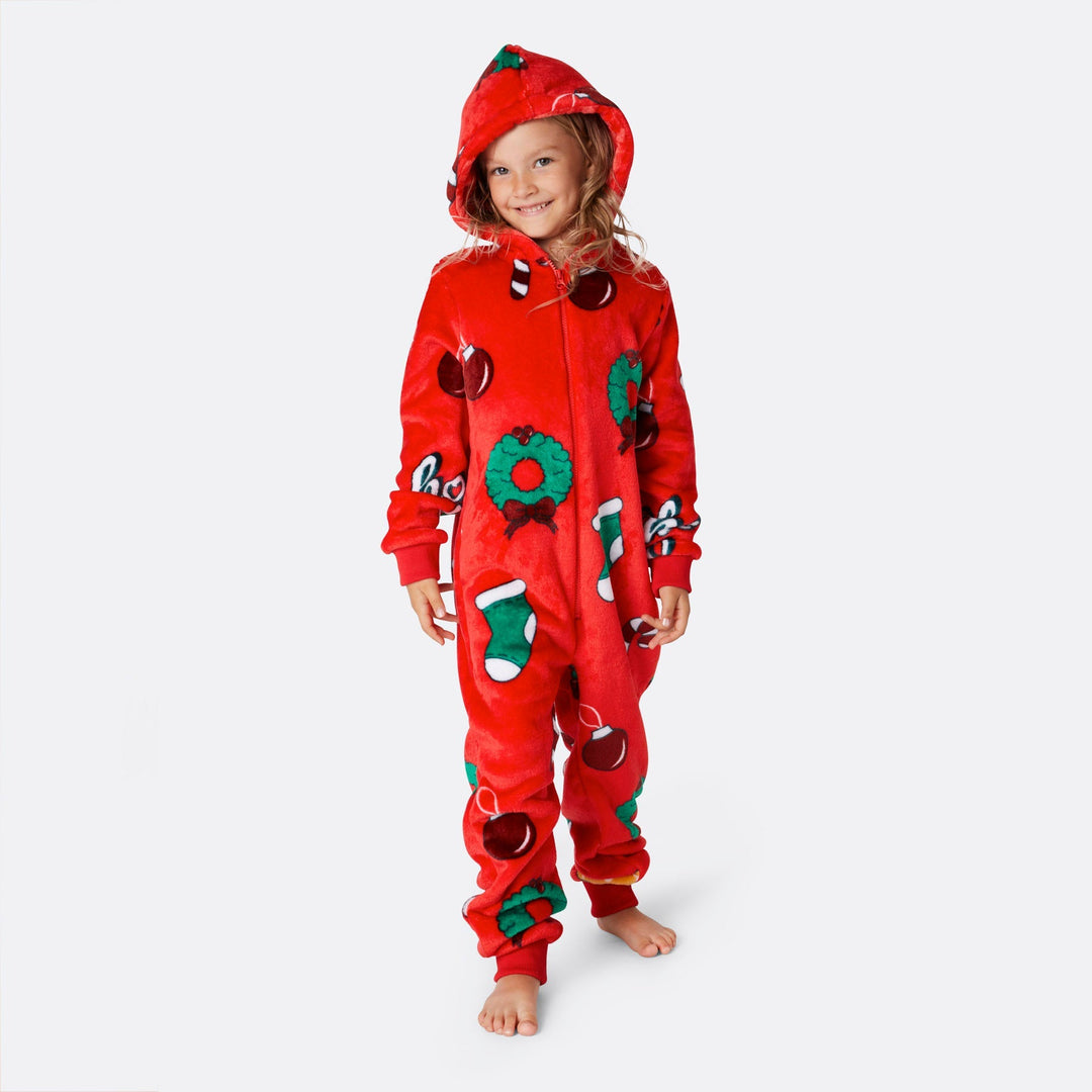 Hohoho Rød Onesie Børn