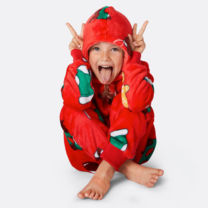 Hohoho Rød Onesie Børn