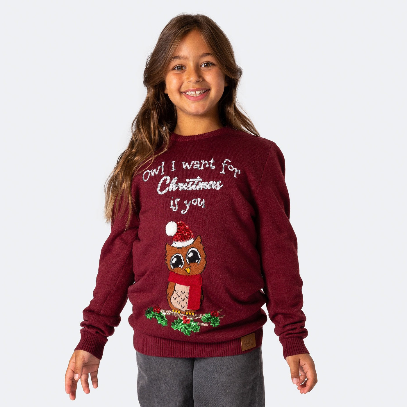 Owl I Want Julesweater Børn