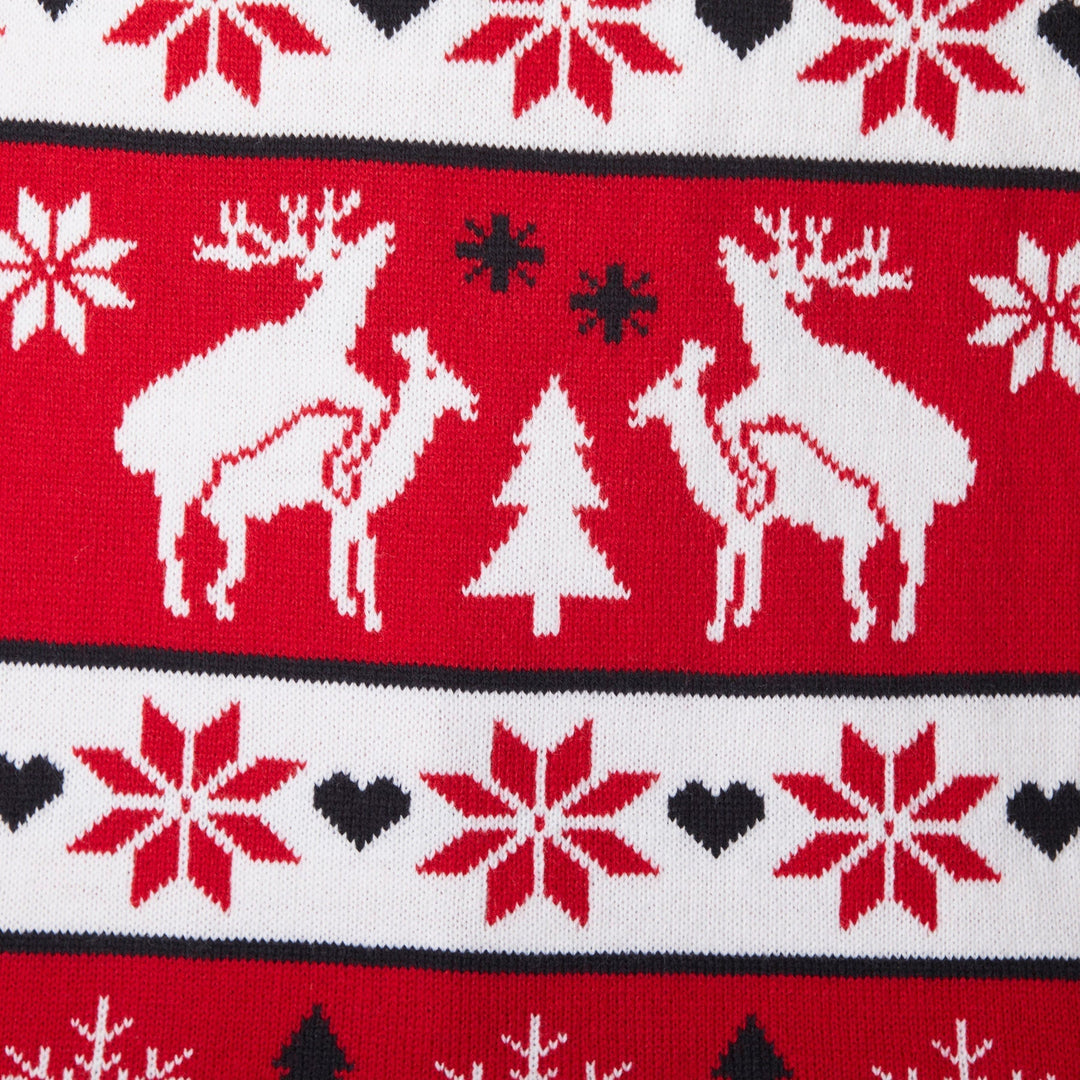 Parrende Rensdyr Julesweater Herre