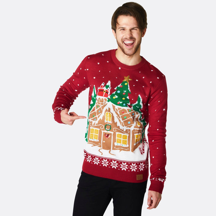 Peberkagehus Julesweater Herre