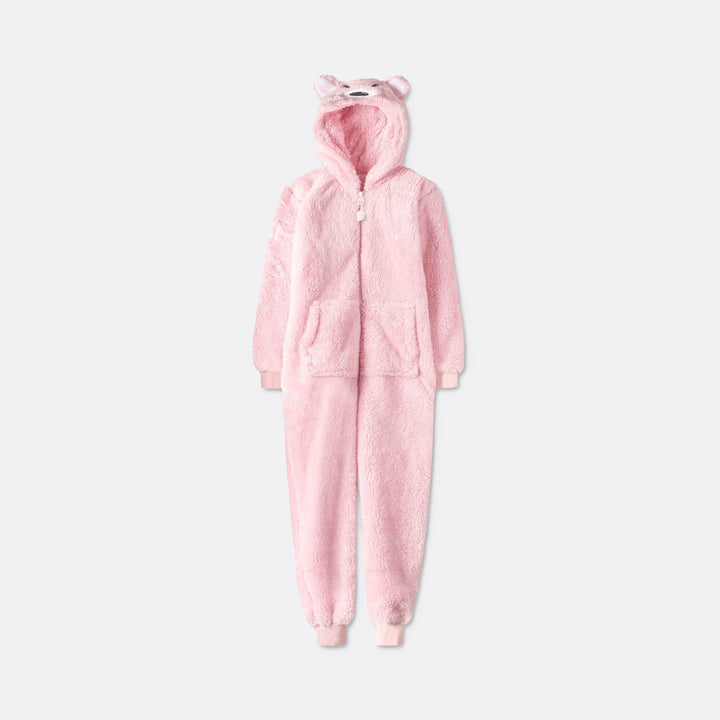 Pink Bamsebjørn Onesie Børn