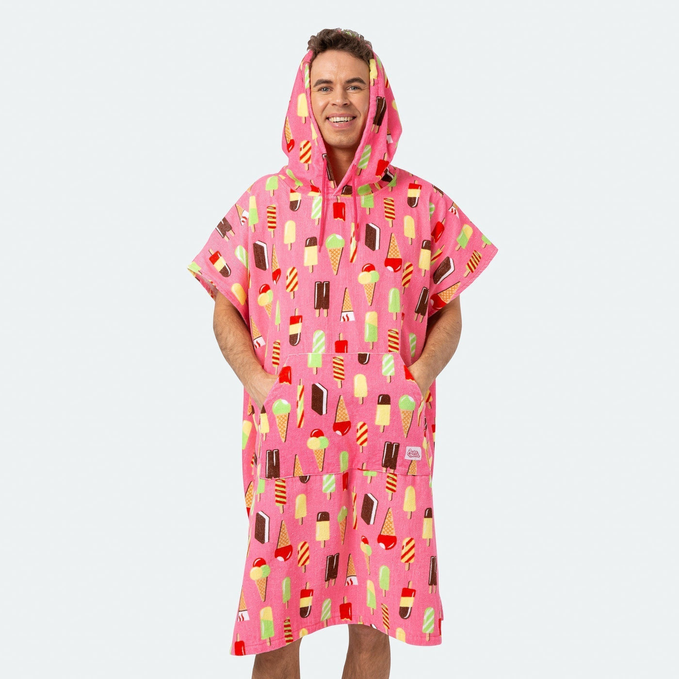 Pink Is Towel Poncho