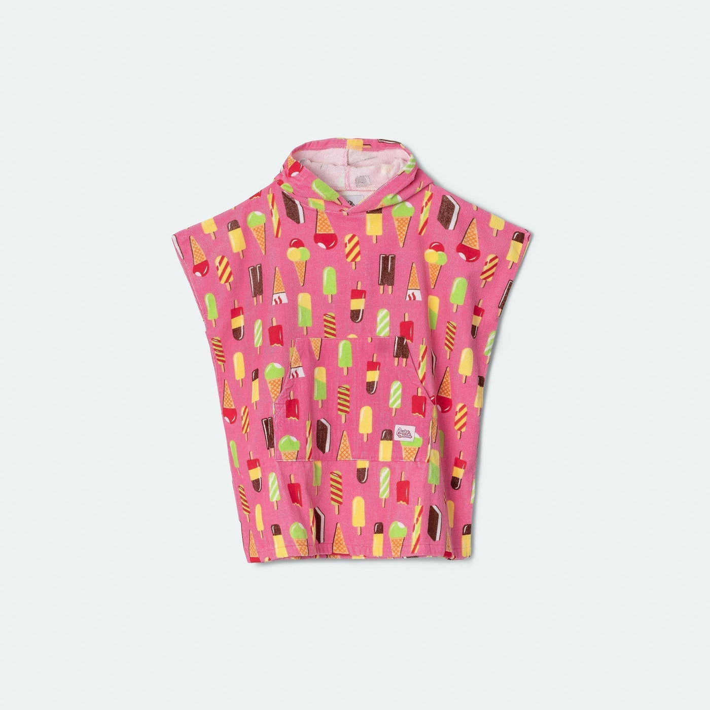 Pink Is Towel Poncho Børn