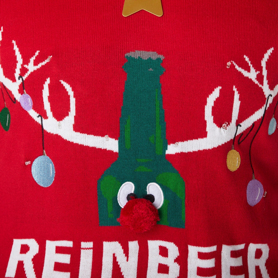 Reinbeer Rød Julesweater Dame