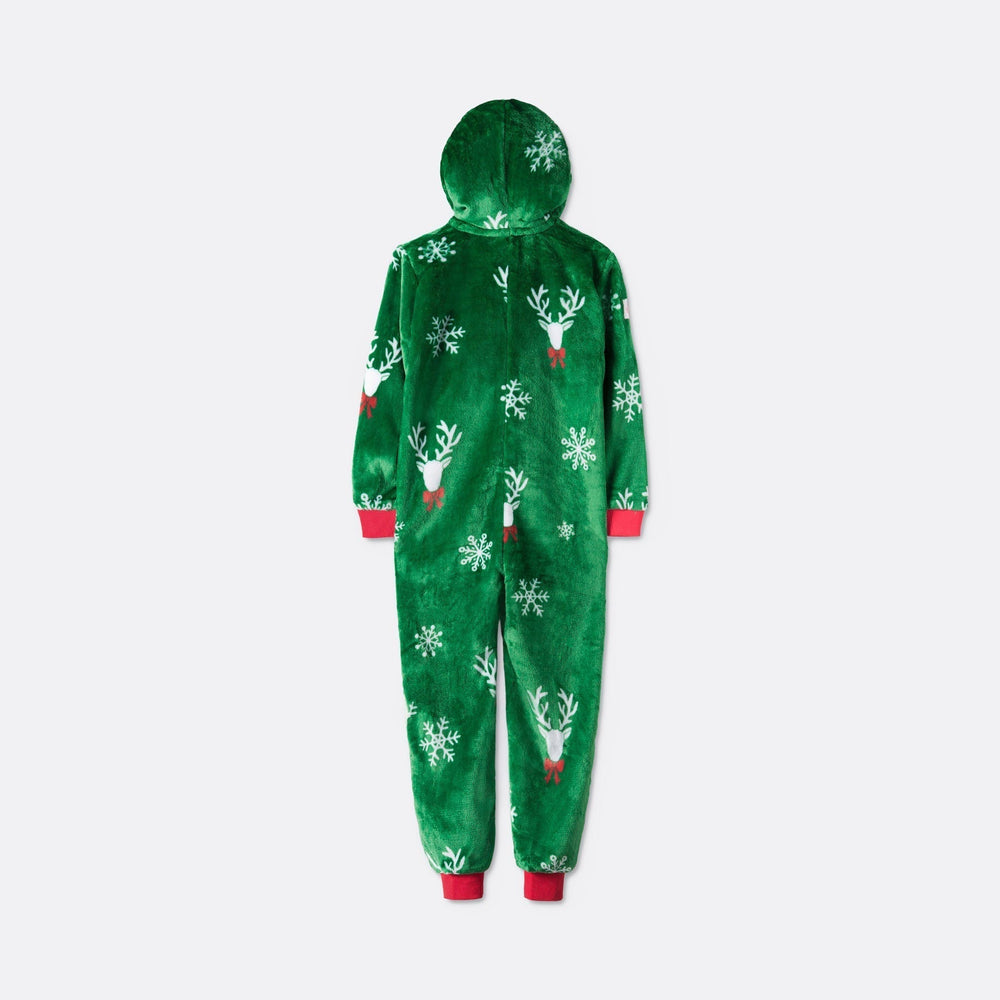 Rensdyr Grøn Onesie Børn