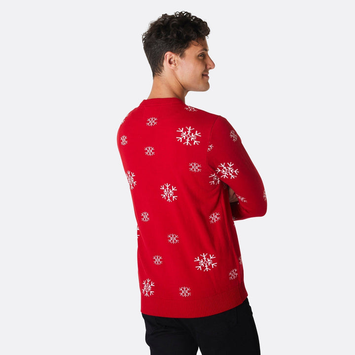 Rensdyr Juletræ Julesweater Herre