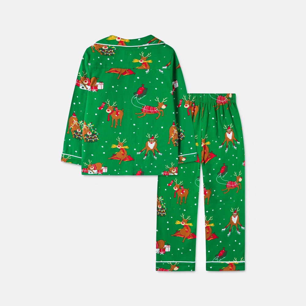 Rensdyr Klassisk Julepyjamas Børn