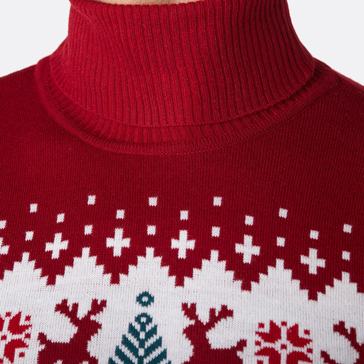 Rullekrave Julesweater Herre