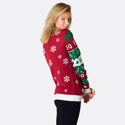 Santa's Favorite Ho Julesweater Dame