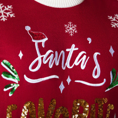Santa's Favorite Ho Julesweater Dame