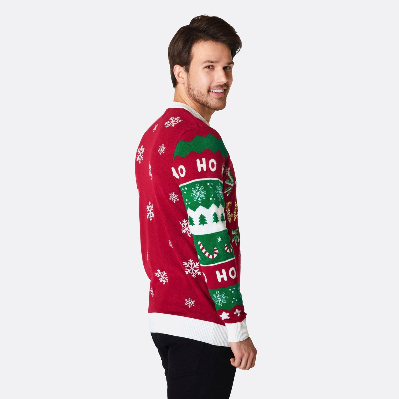 Santa's Favorite Ho Julesweater Herre