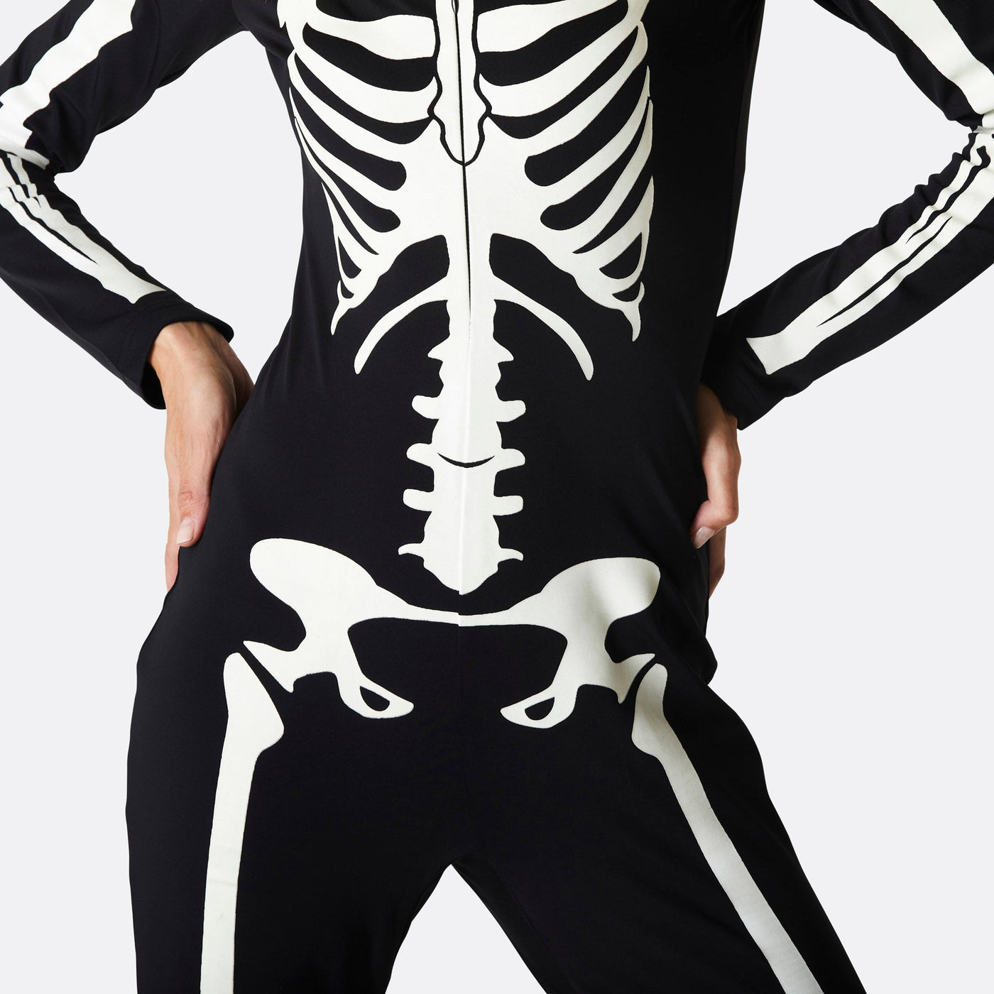 Skelet Halloween Bodysuit Dame